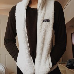 patagonia white vest